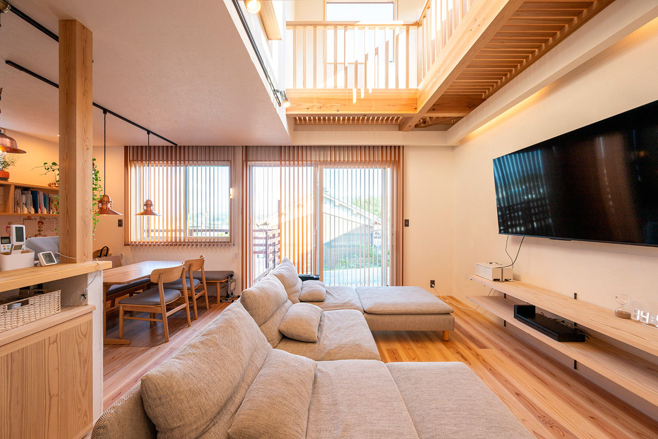 建築工房 和 -nagomi- 【奈良県橿原市/3000万円】高い性能を担保した、十津川村の木をふんだんに用いた心地いい住まいの建築実例画像2