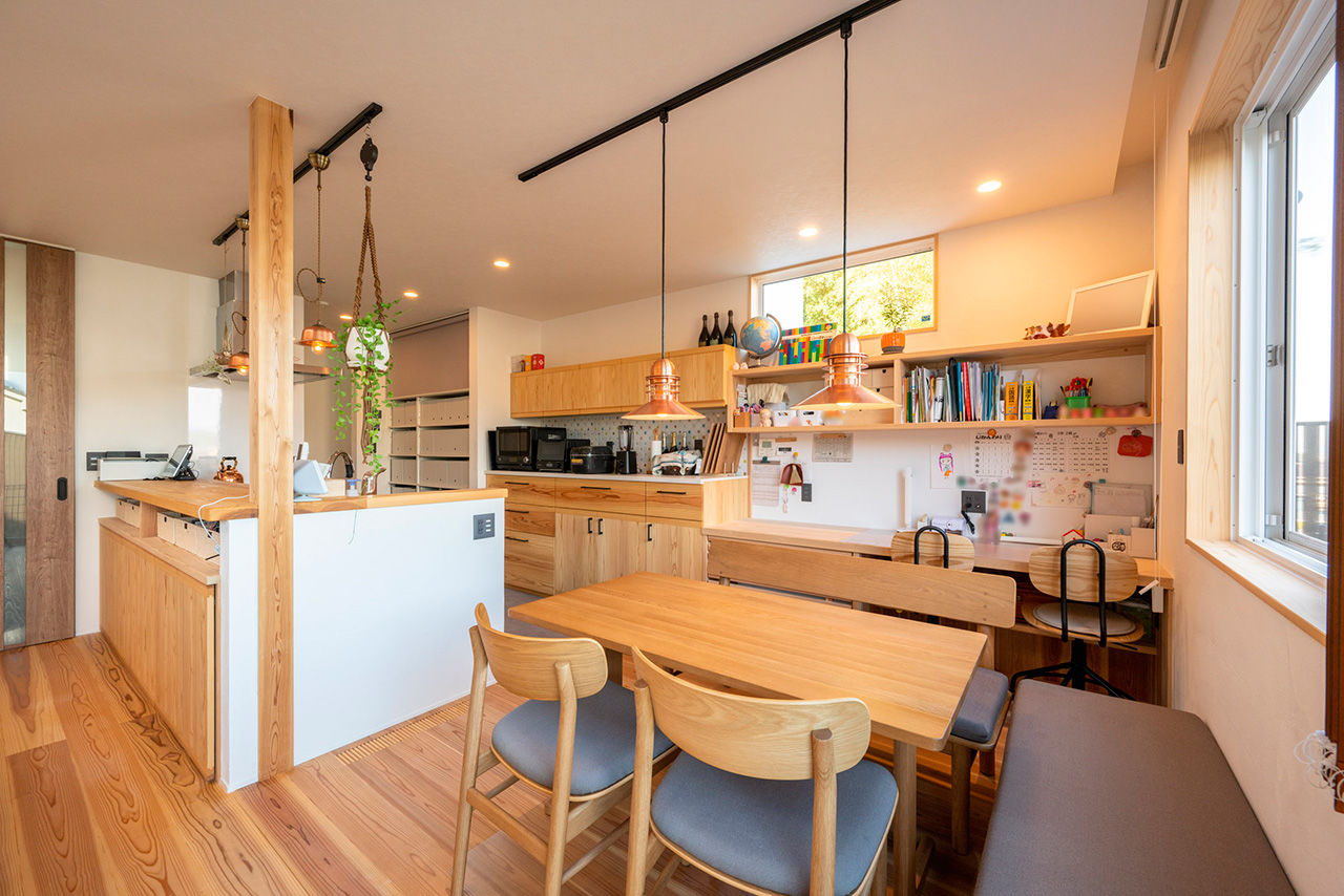 建築工房 和 -nagomi- 【奈良県橿原市/3000万円】高い性能を担保した、十津川村の木をふんだんに用いた心地いい住まいの建築実例画像3