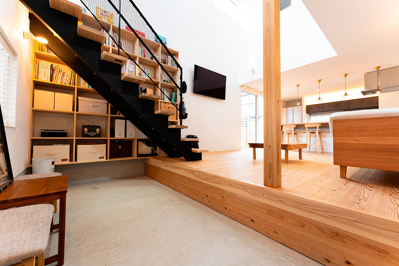 建築工房 和 -nagomi- 【奈良県奈良市/3100万円台】暮らしをより豊かにする工夫を詰め込んだ、十津川村の木を使ったオープンな家の建築実例画像3