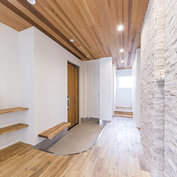 エクセレントホーム 【三重県/3000万円台】五角形の変形地を活かした住みやすい間取り!曲線がアクセントになったおしゃれな実例の建築実例画像3