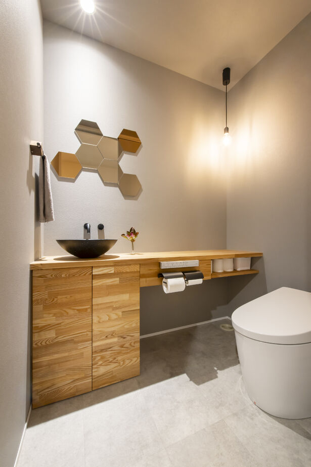 トーリンホーム 【36坪/折下天井/畳スペース/ピアノスペース/間接照明/4LDK】木目天井が映える上質な家の建築実例画像7