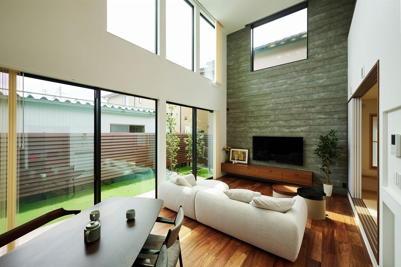 DETAIL HOME（ディテールホーム） 男前デザイン×インナーガレージ。大きな吹抜けで家族が繋がる住まいの建築実例画像2