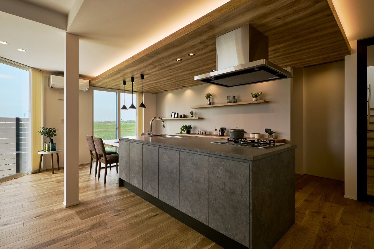 DETAIL HOME（ディテールホーム） 開放感抜群！ロケーションを最大限に活かした斜めリビングの家の建築実例画像6