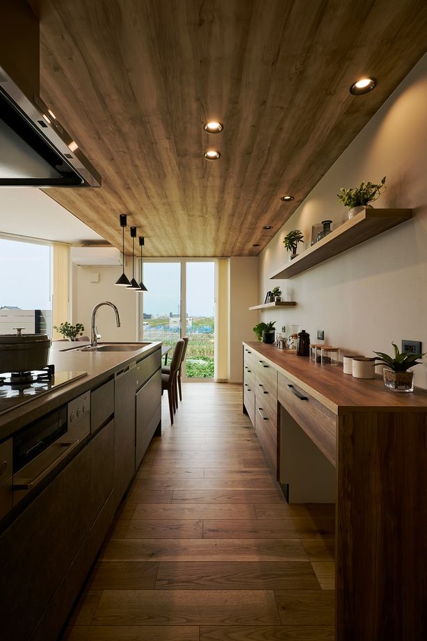 DETAIL HOME（ディテールホーム） 開放感抜群！ロケーションを最大限に活かした斜めリビングの家の建築実例画像7