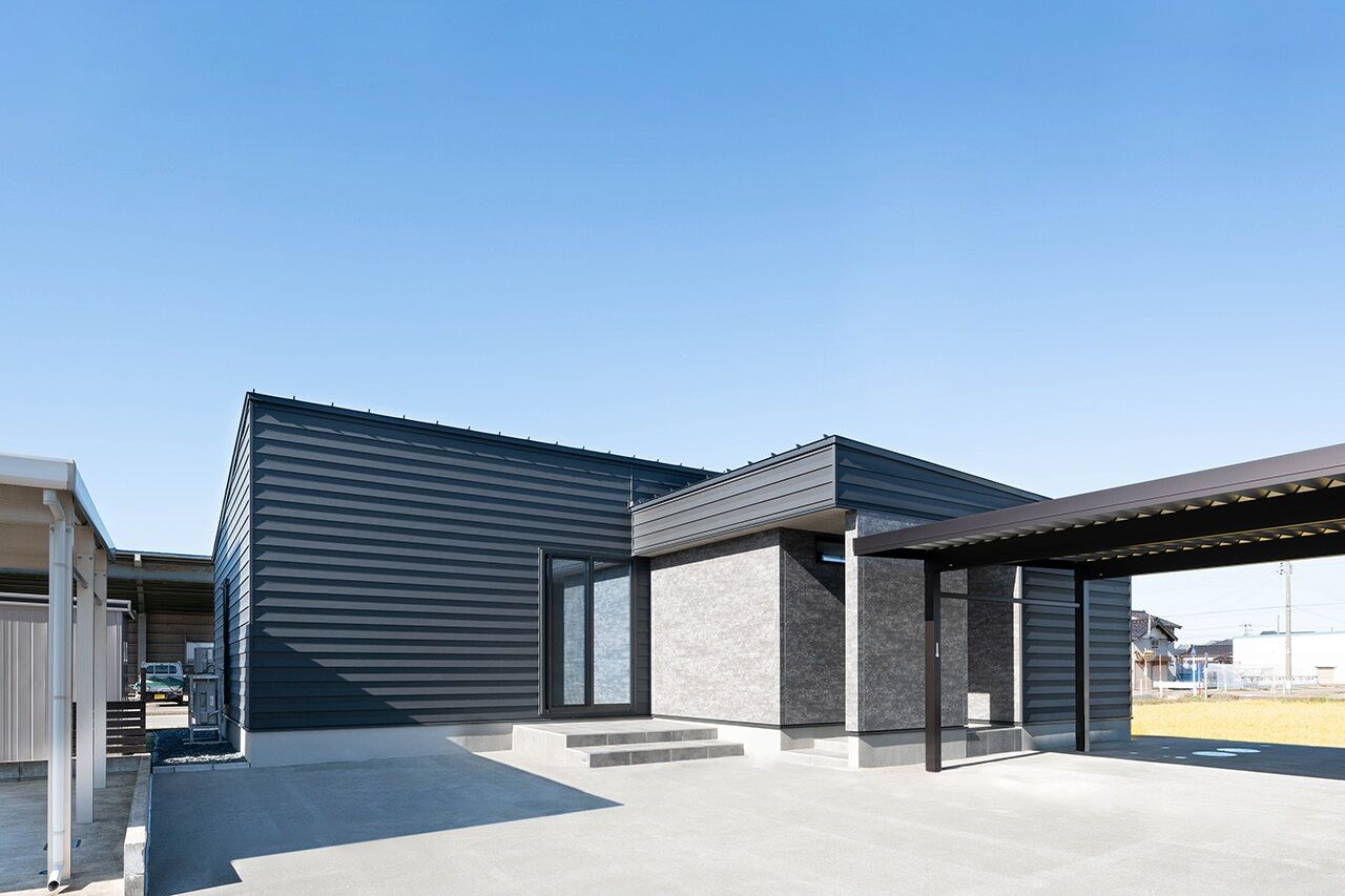 DETAIL HOME（ディテールホーム） 最短生活動線とプライバシーを確保したリビングアクセス型の平屋の建築実例画像