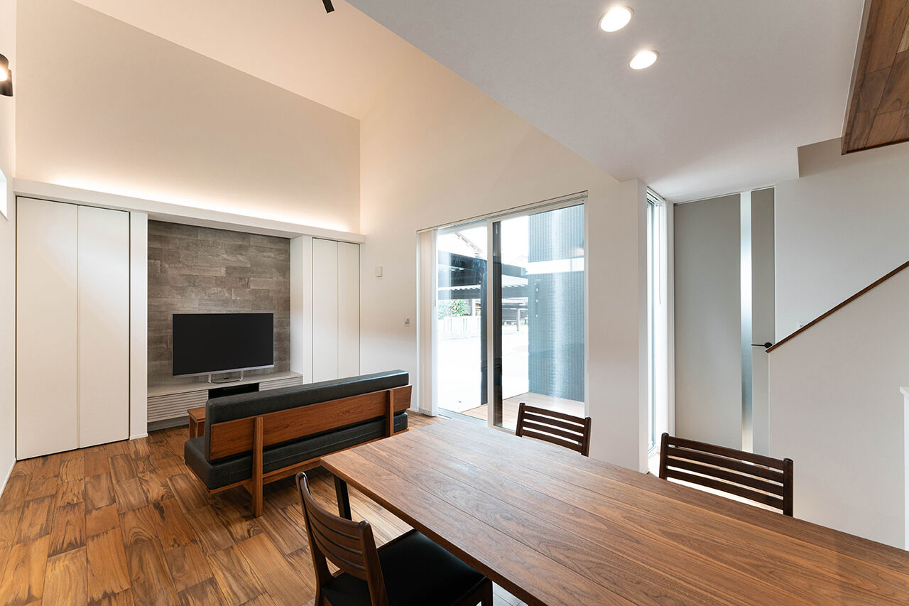 DETAIL HOME（ディテールホーム） 【平屋1LDK＋ロフト】狭小地で叶えた中庭のある家の建築実例画像4