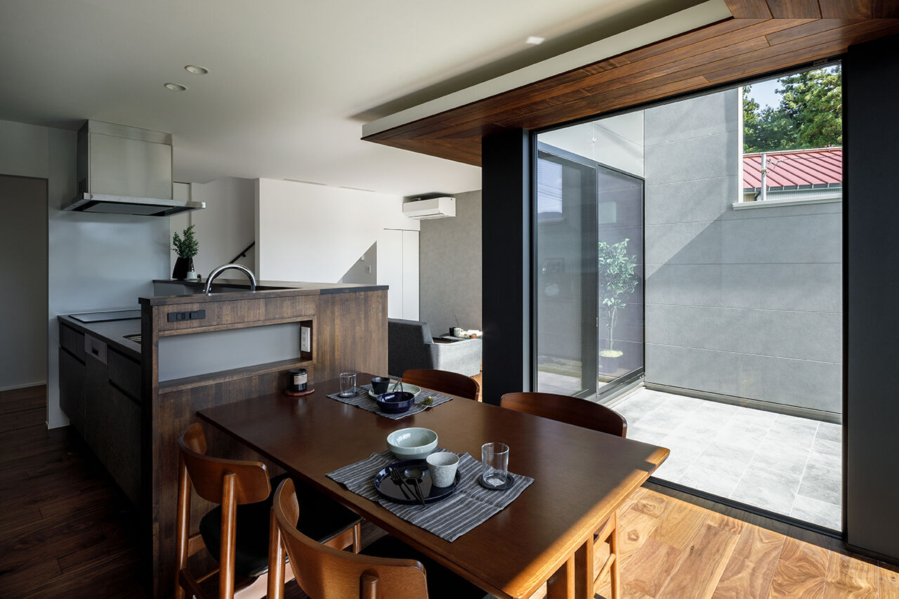 DETAIL HOME（ディテールホーム） 【雪国ZEH住宅】カーテンレスの暮らしとテントサウナを堪能できる家の建築実例画像6