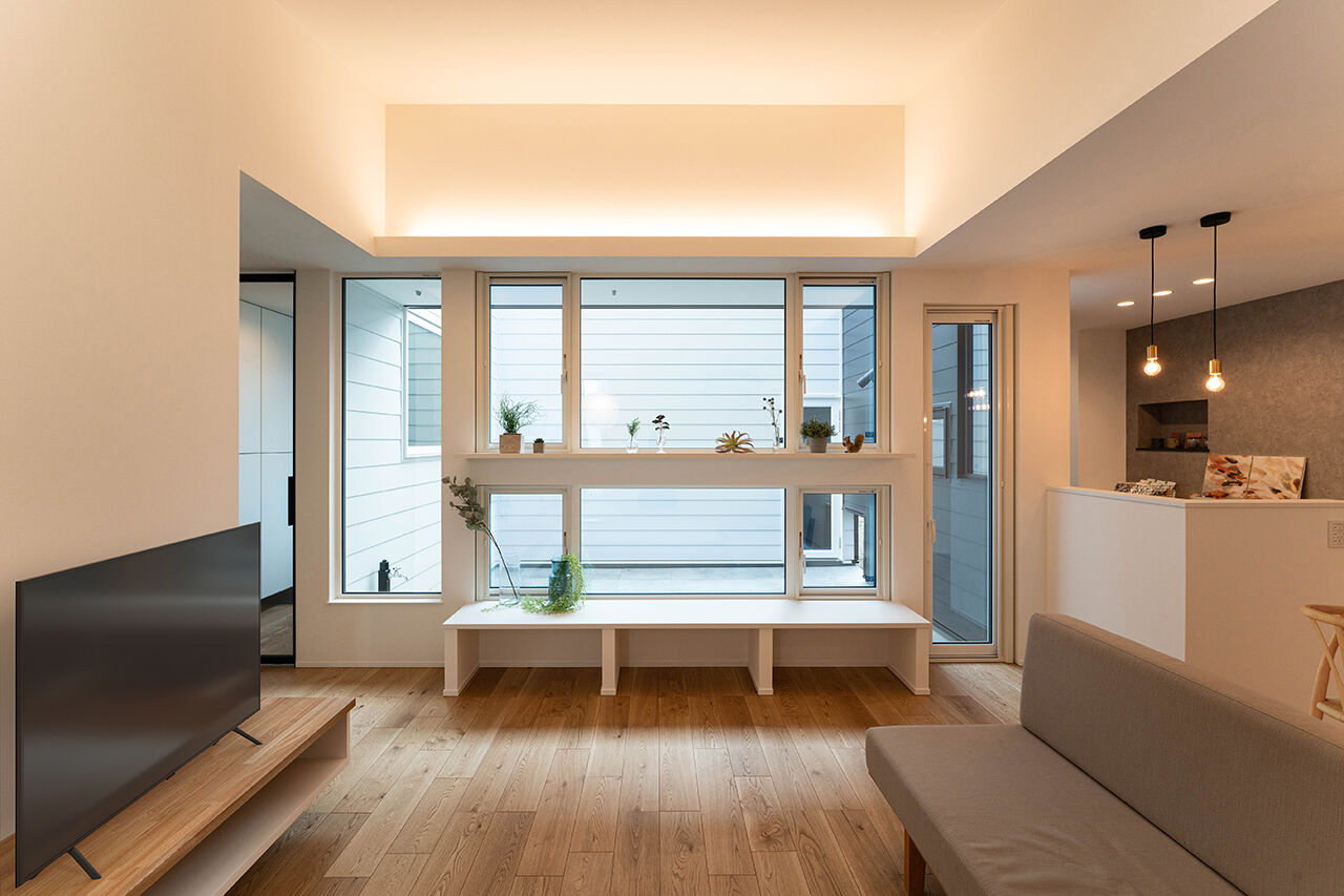 DETAIL HOME（ディテールホーム） 【26坪／平屋】プライバシーと開放感を両立した、中庭で愉しむ暮らしの建築実例画像5