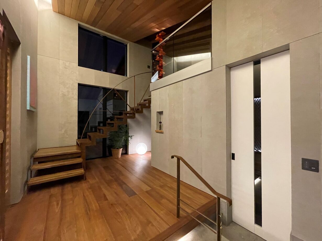 タカオ設計 水平線と素材が織りなす現代数寄屋の邸宅の建築実例画像4
