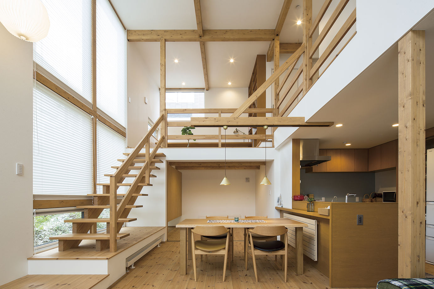 アートホーム 【A-prot】｜札幌市/3LDK＋フリースペース｜「桜を見る家」も設計のカギ　無垢の香りあふれる魅力の住まいの建築実例画像10