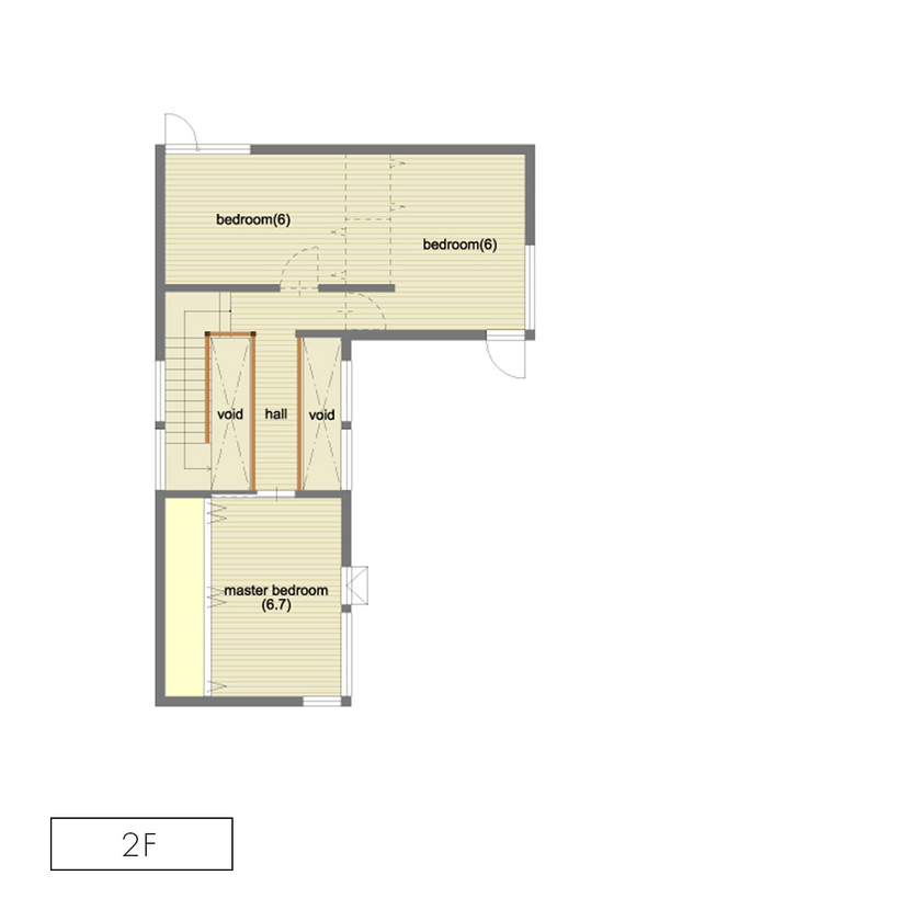 アートホーム 【A-prot】｜千歳市/４LDK｜利便性のある立地とプライバシーのある広い空間を同時に叶えた家の間取り図（4LDK）2階