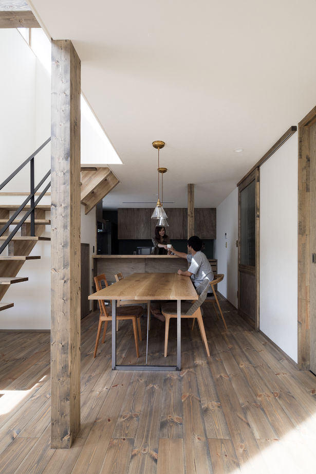 アートホーム 【mini prot City】｜千歳市/３LDK｜間口狭い都市部でもプライバシー確保［タイプと間取選択・規格化住宅］の建築実例画像5