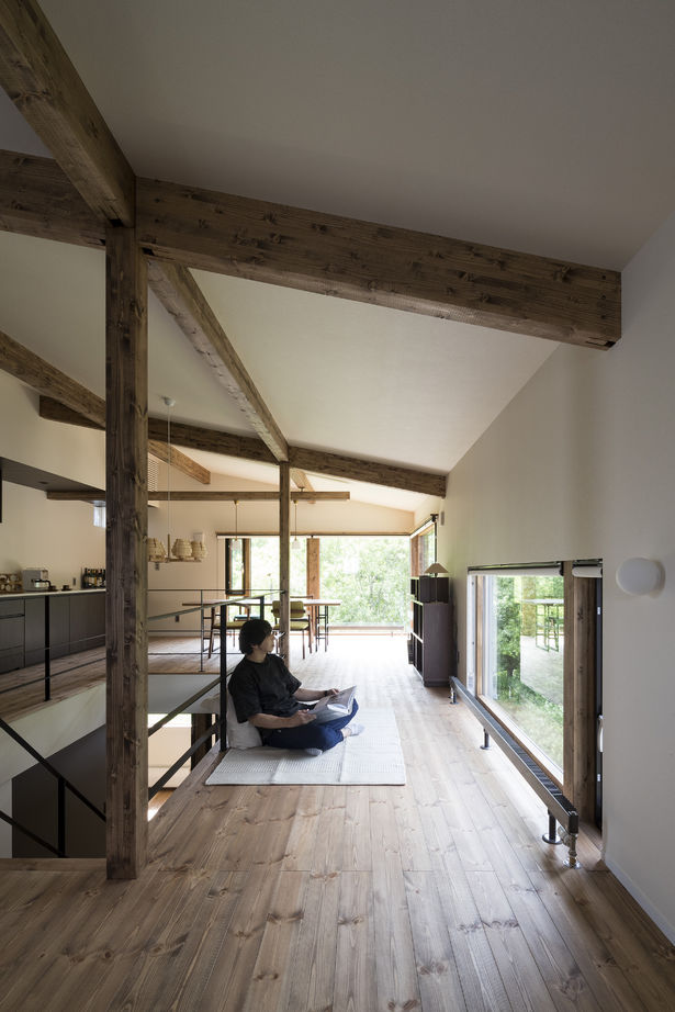 アートホーム 【A-Prot】｜3040万円/千歳市/3LDK間取図｜内と外の境界線を心地よい場所に置くことができる<ナナメヤネ>の建築実例画像2