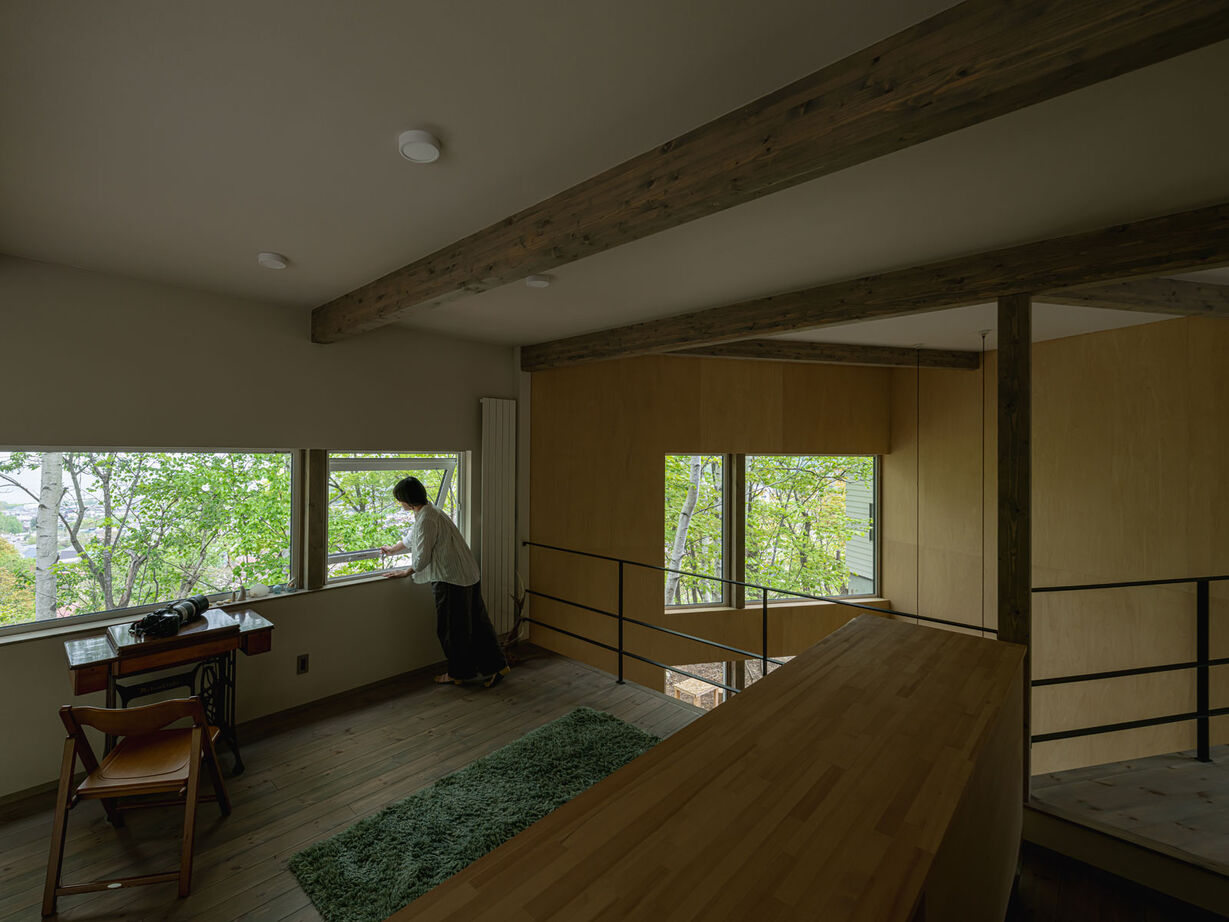 アートホーム 【A-Prot】｜小樽市 / 2LDK＋フリースペース｜空気のように自然と溶け合い日々を暮らす「365季」の家の建築実例画像16