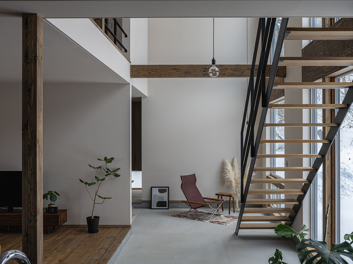 アートホーム 【A-Prot】｜札幌市/大開口/土間 ｜「L×L」室内でありながらも屋外のような場所の建築実例画像5