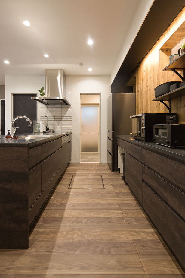 家物語　小林工務店 【1000～1500万円/33坪/間取り図有】拘りキッチンにガルバリウムの外装まで叶えた高いコストパフォーマンスの建築実例画像5