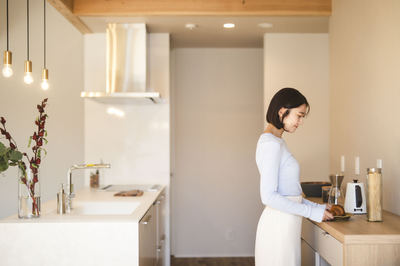 cocochi 藤岡萬建設 一級建築士事務所 【平屋/勾配天井/ロフト】“子育て世代”ロフトのある25坪平屋の建築実例画像4