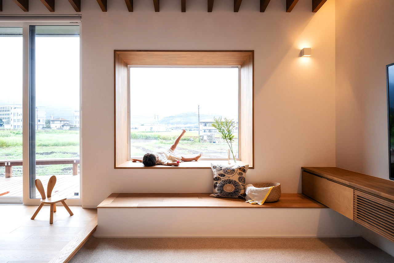 コラボハウス一級建築士事務所 【2000万円台／約36坪】広々LDKのあるナチュラルなお家／眺めの良いライブラリー・スタディスペースの建築実例画像3