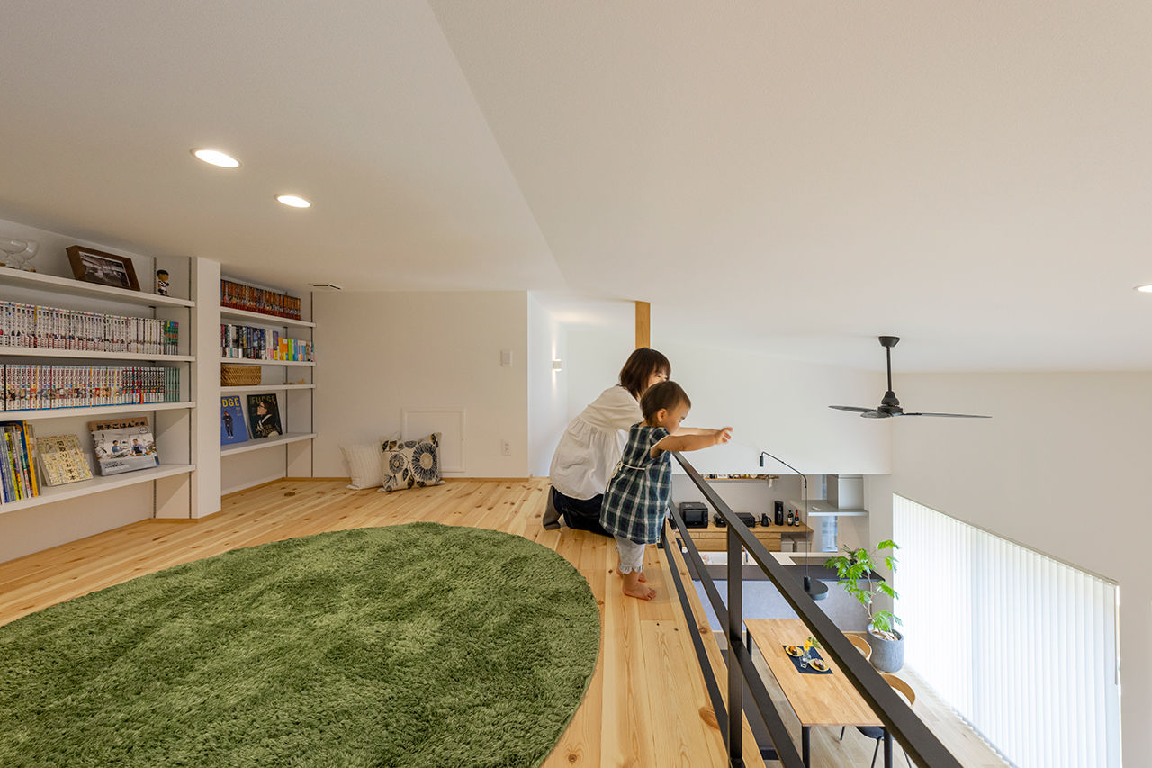 コラボハウス一級建築士事務所 【3000万円台／約33坪／間取り図有】お洒落好きな夫婦が住む高天井の平屋／ ロフト／回遊動線の建築実例画像5