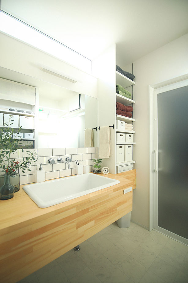 コラボハウス一級建築士事務所 【2000万円台／37坪／間取り図有】DIYを楽しむアメリカンスタイルのガレージ平屋／雑貨作りの作業場の建築実例画像9