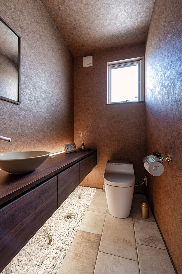 コラボハウス一級建築士事務所 【4000万円台／約48坪／間取り図有】海と暮らすL字の平屋／多くの蔵書を保管する図書室／薪ストーブの建築実例画像8