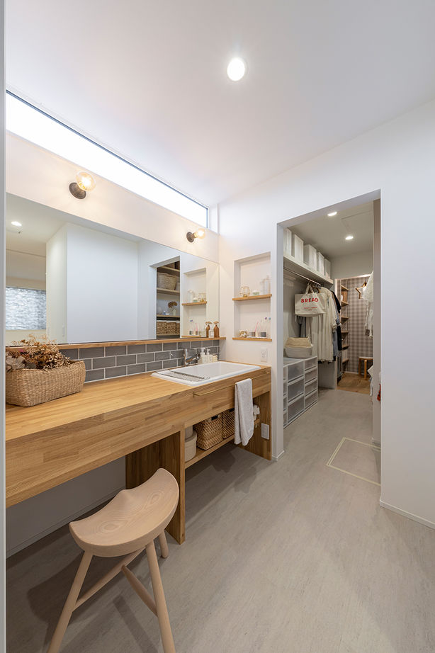 コラボハウス一級建築士事務所 【2000万円台／約38坪／間取り図有】三角屋根のJapandi styleのお家／アーチや三角の入口／平屋の建築実例画像9