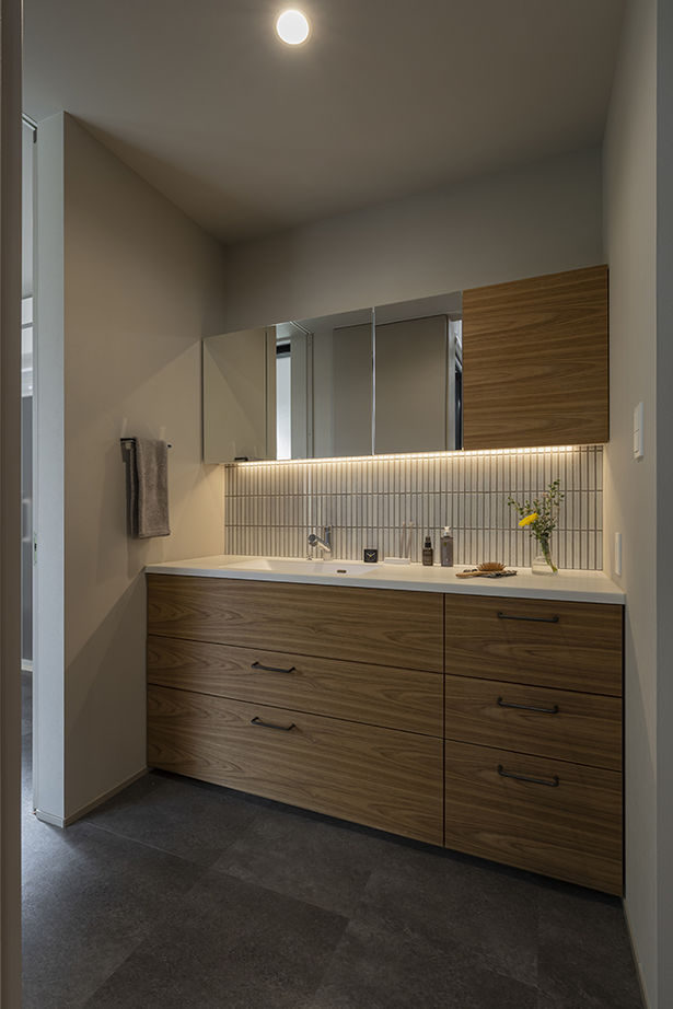 コラボハウス一級建築士事務所 4000万円台｜堺市｜間取り図｜外に閉じ、内に開く。プライバシーが守られた中庭のある家の建築実例画像13