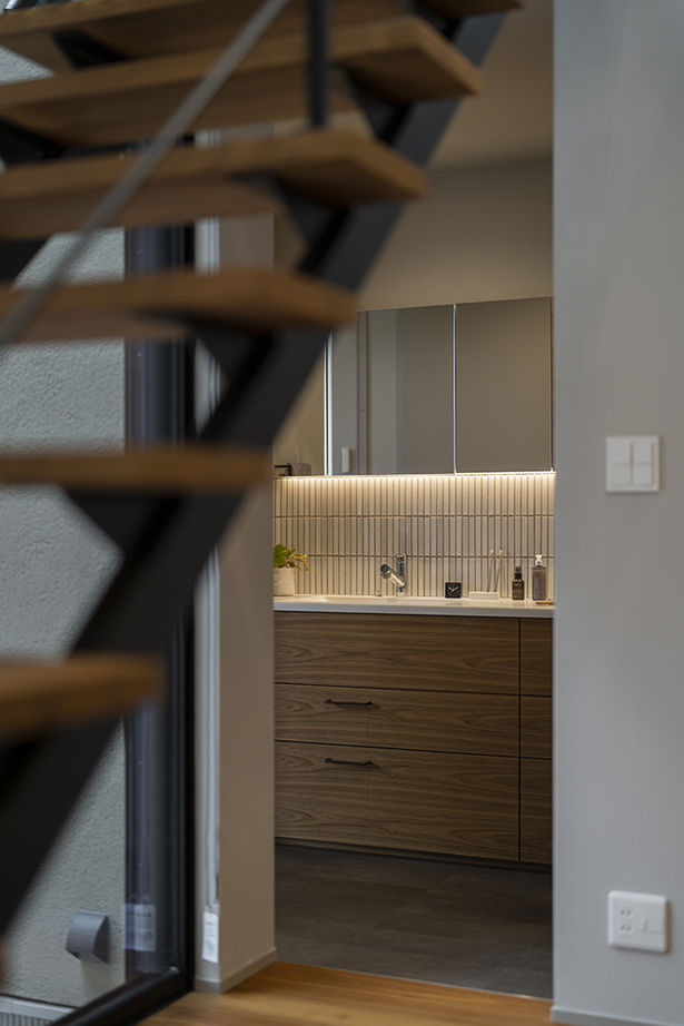 コラボハウス一級建築士事務所 4000万円台｜堺市｜間取り図｜外に閉じ、内に開く。プライバシーが守られた中庭のある家の建築実例画像14