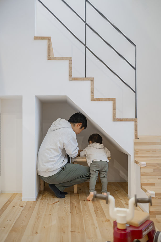 コラボハウス一級建築士事務所 2000万円台｜堺市｜耐震等級3｜間取り図｜敷地20坪台で叶えた、大人ナチュラルな木の家の建築実例画像8