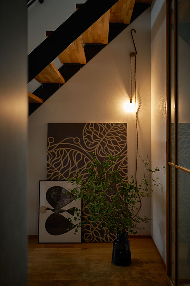 コラボハウス一級建築士事務所 2000万円台｜間取り図｜吹き抜け｜陽だまりリビングに家族が集う、木が心地よい大人ナチュラルな家の建築実例画像10