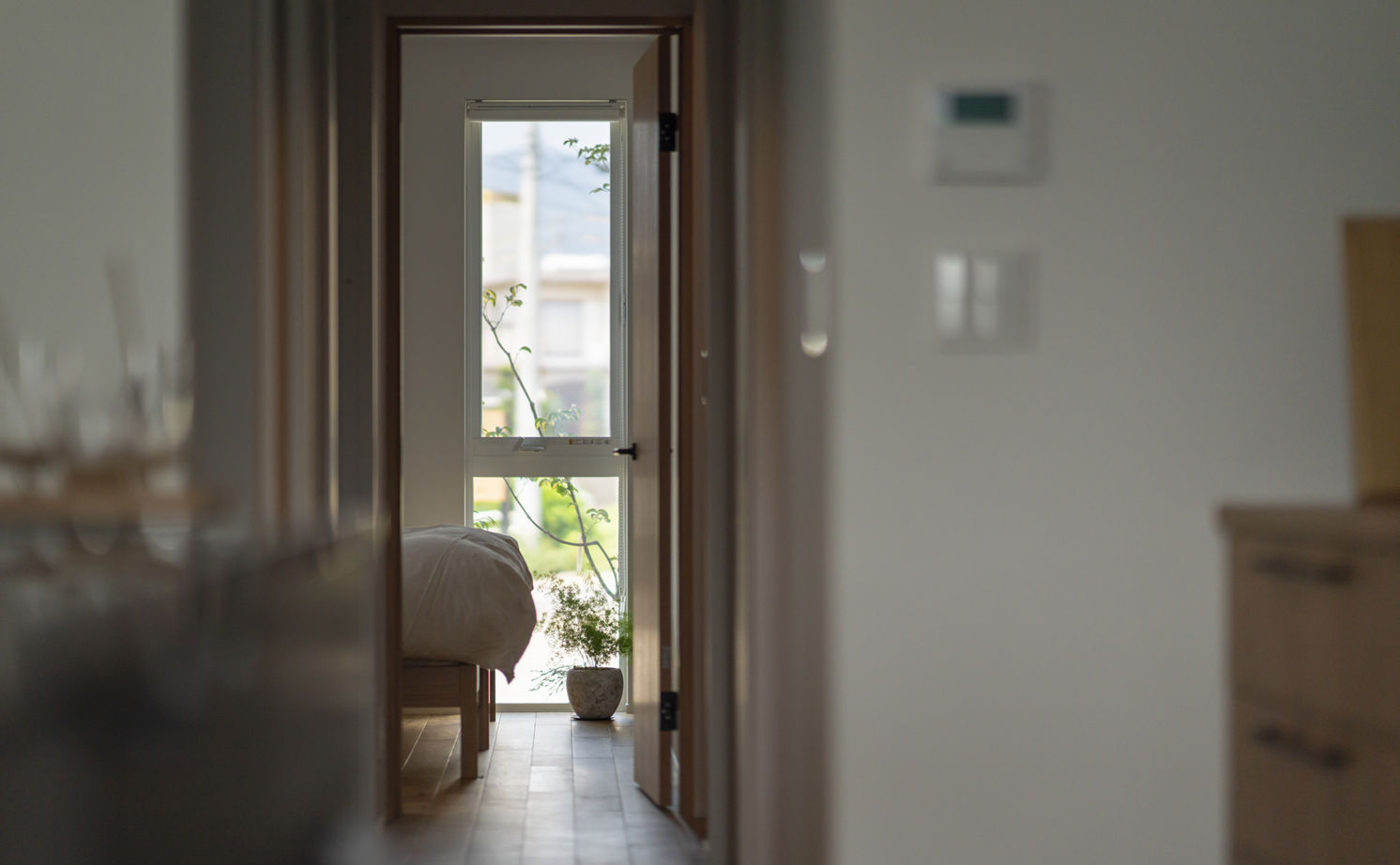 コラボハウス一級建築士事務所 2000万円台｜間取図｜平屋感覚｜真っ直ぐな生活動線で暮らしやすい、老後は階段の上り下りがない平屋風の家の建築実例画像6