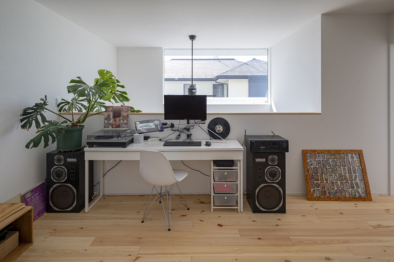 コラボハウス一級建築士事務所 3000万円台｜和泉市｜間取り図｜子ども達も観葉植物もごきげん。光が降り注ぐ土間リビングのある家の建築実例画像8