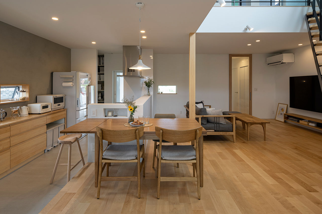 コラボハウス一級建築士事務所 【約44坪／間取り図有】愛猫もゆったり過ごせる薪ストーブがある快適な住まいの建築実例画像3