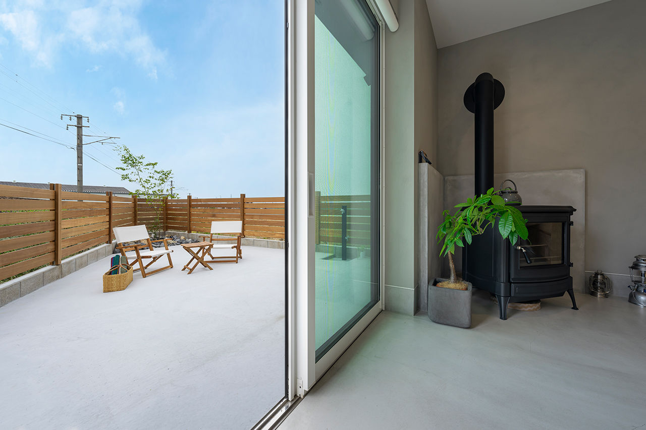 コラボハウス一級建築士事務所 【約44坪／間取り図有】愛猫もゆったり過ごせる薪ストーブがある快適な住まいの建築実例画像6