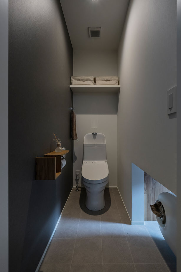 コラボハウス一級建築士事務所 【約44坪／間取り図有】愛猫もゆったり過ごせる薪ストーブがある快適な住まいの建築実例画像9