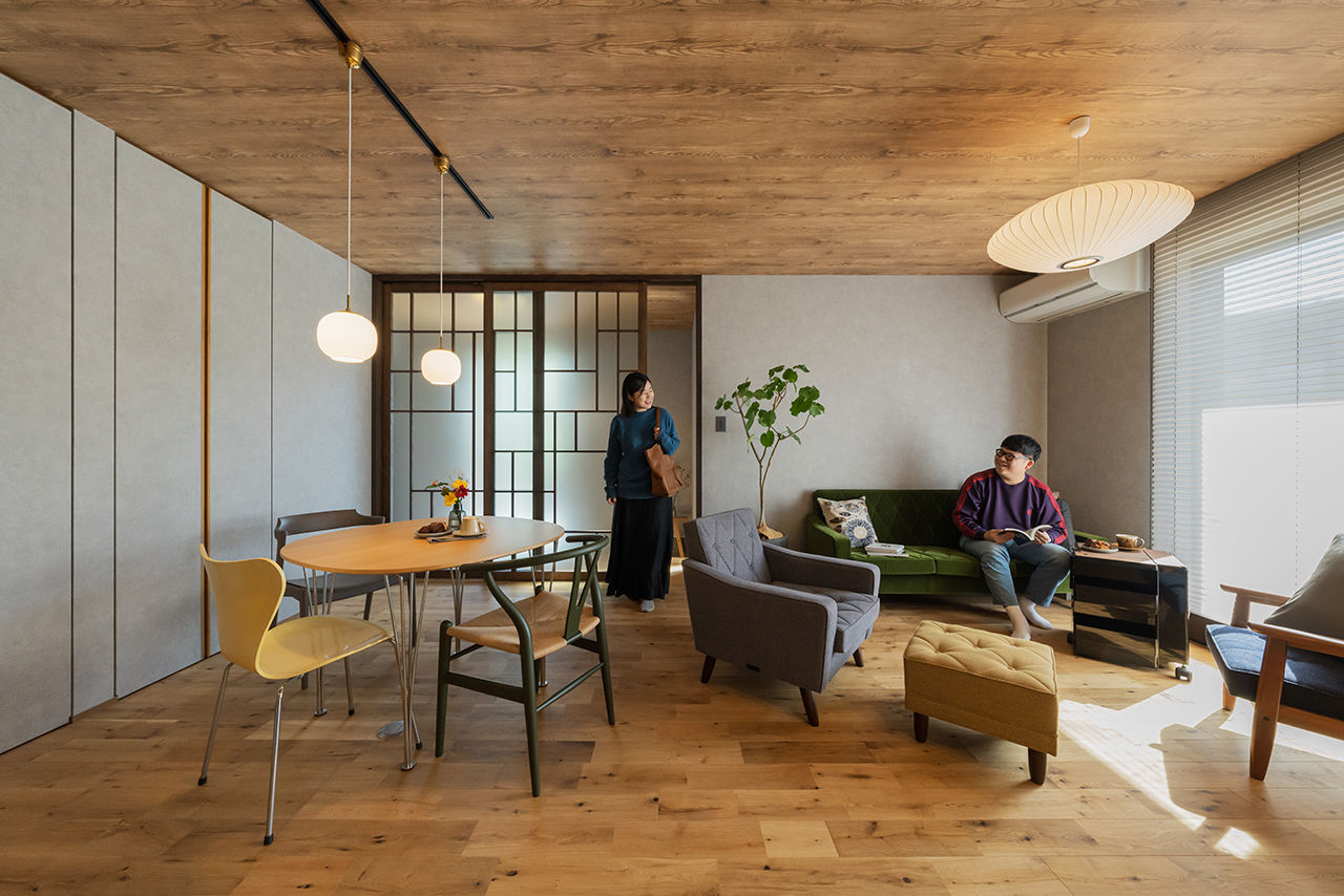 コラボハウス一級建築士事務所 【2000万円台／約34坪／間取り図有】和モダン×ブルックリンがお洒落な家の建築実例画像2