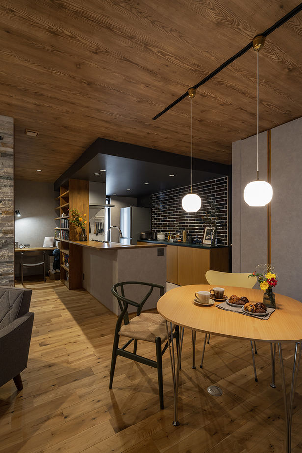 コラボハウス一級建築士事務所 【2000万円台／約34坪／間取り図有】和モダン×ブルックリンがお洒落な家の建築実例画像4