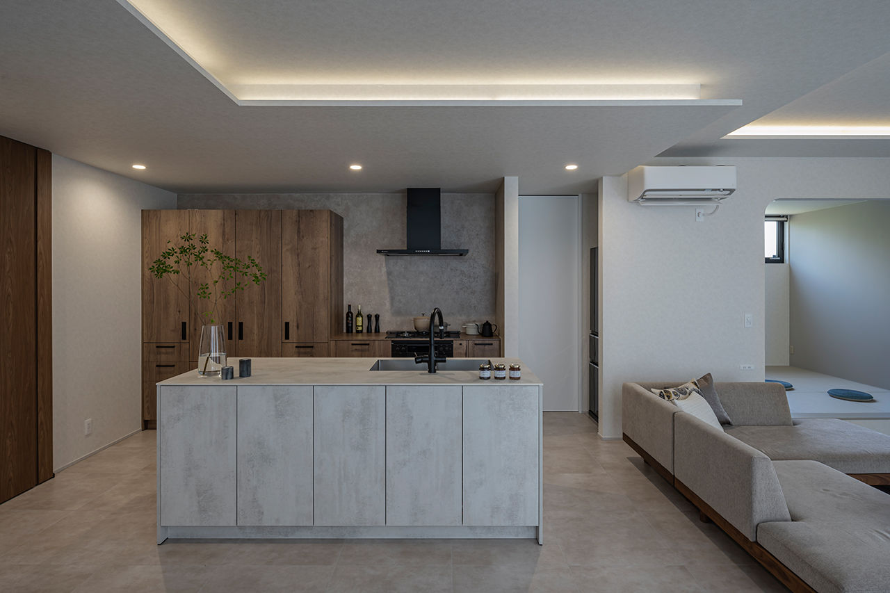 コラボハウス一級建築士事務所 【3000万円台／約39坪／間取り図有】洗練されたホテルライクな家／24.5畳の広々LDK！の建築実例画像3