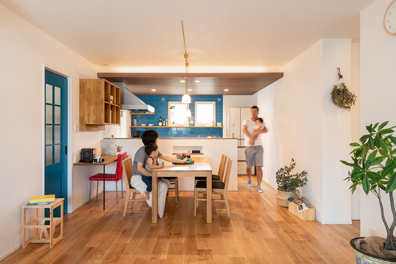 コラボハウス一級建築士事務所 【2000万円台／約35坪／間取り図有】オーシャンブルーが映える家の建築実例画像2