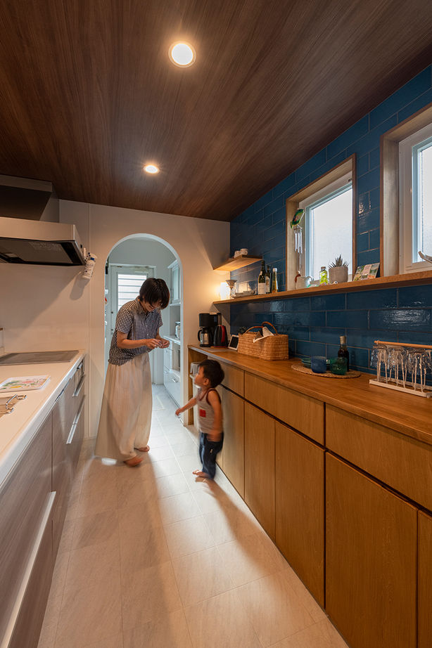 コラボハウス一級建築士事務所 【2000万円台／約35坪／間取り図有】オーシャンブルーが映える家の建築実例画像3