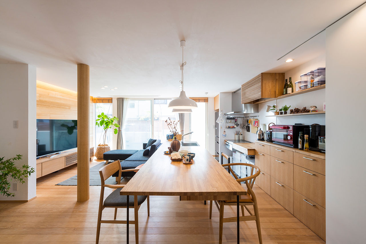 コラボハウス一級建築士事務所 【2000万円台／約32坪／間取り図有】大黒柱のある和モダンな家／ウッドデッキ／スケルトン階段の建築実例画像5