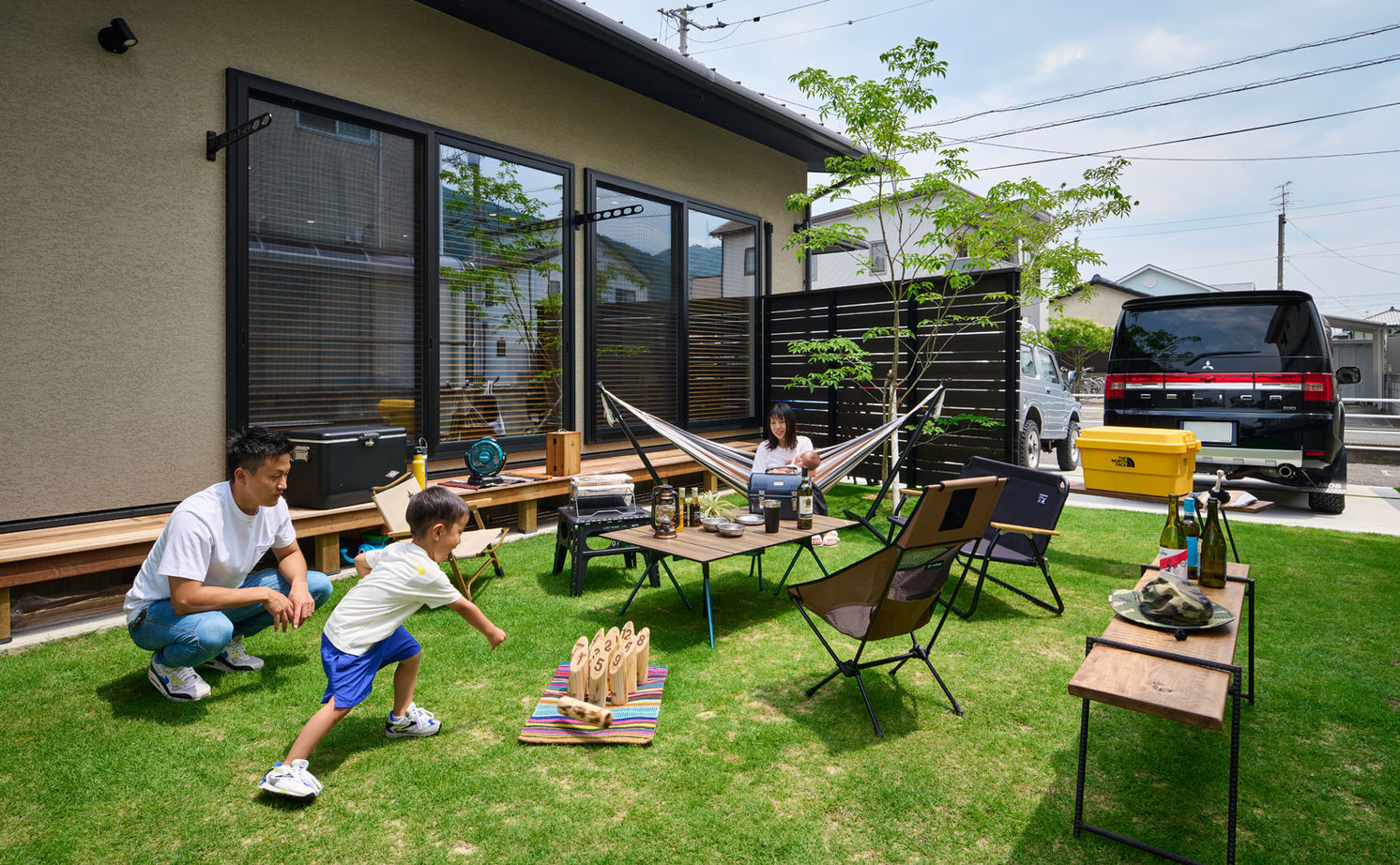 コラボハウス一級建築士事務所 2000万円台｜間取り図｜和テイスト｜畳リビングから濡れ縁、庭が一体になる開放感あふれる平屋の家の建築実例画像2