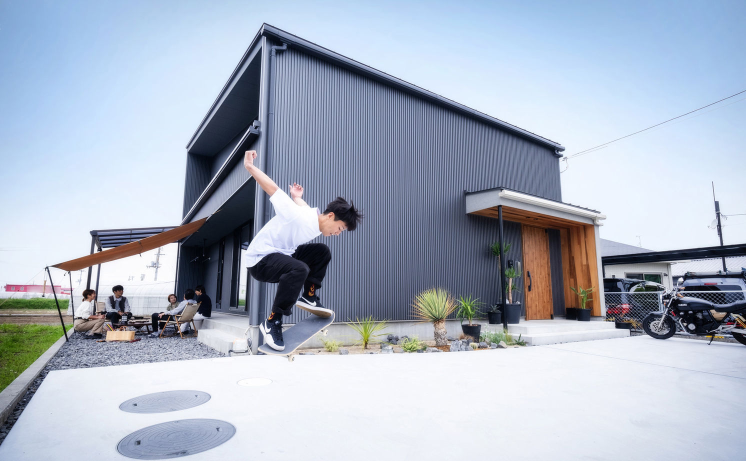 コラボハウス一級建築士事務所 2000万円台｜間取り図｜平屋風｜ワクワクが詰まった宝箱。コンテナハウスみたいな無骨でカッコイイ家の建築実例画像1