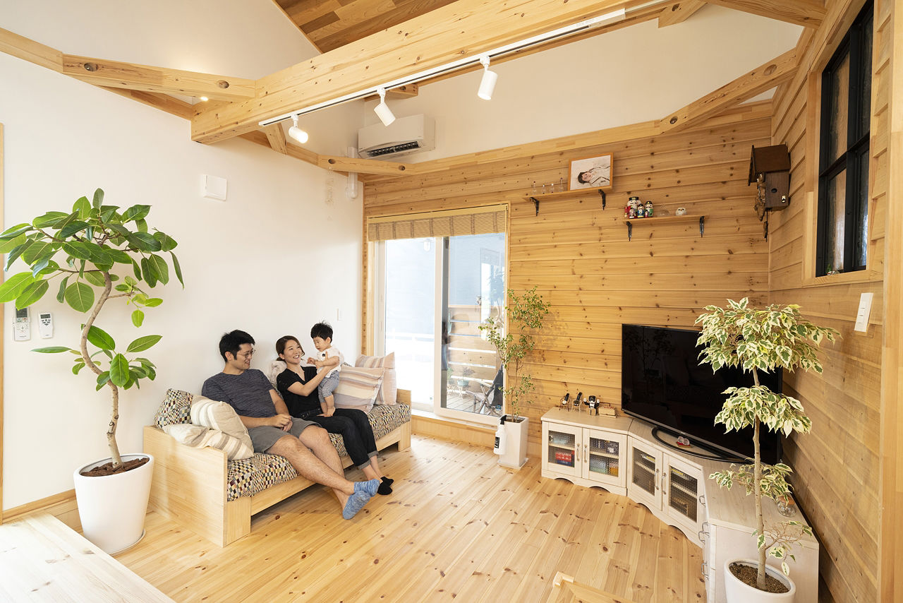 ネクストハウスデザイン 田園風景が借景！あふれる緑を自分たちらしくデザインした木の住まいの建築実例画像2