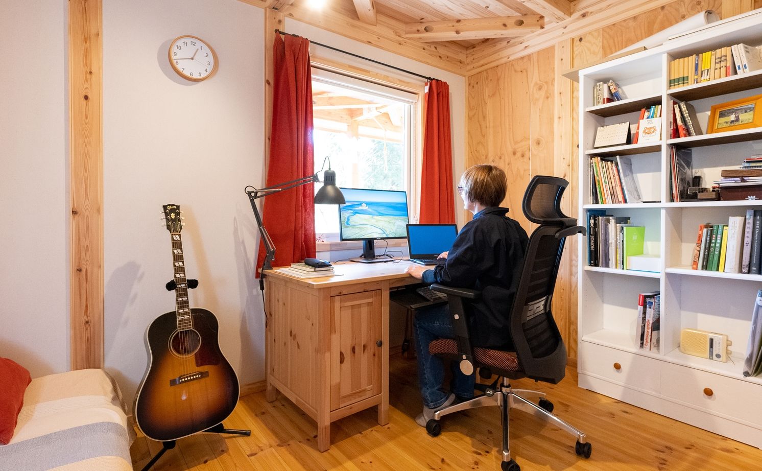 ネクストハウスデザイン 里山の風景に溶け込む大らかな平屋暮らしの建築実例画像8