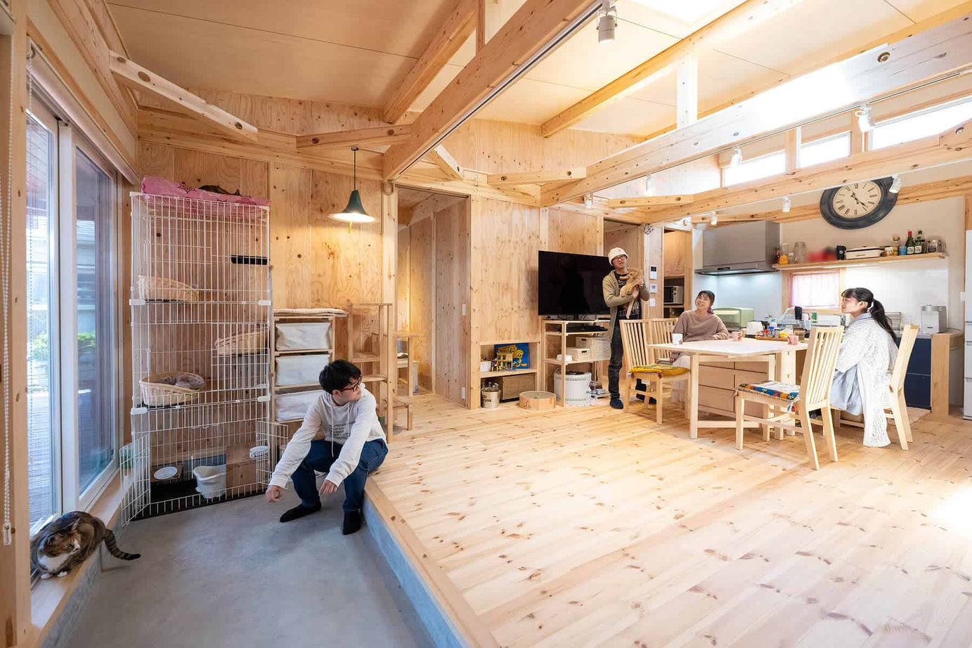 ネクストハウスデザイン 猫ちゃんと暮らす♪ 土間のある平屋暮らしの建築実例画像2
