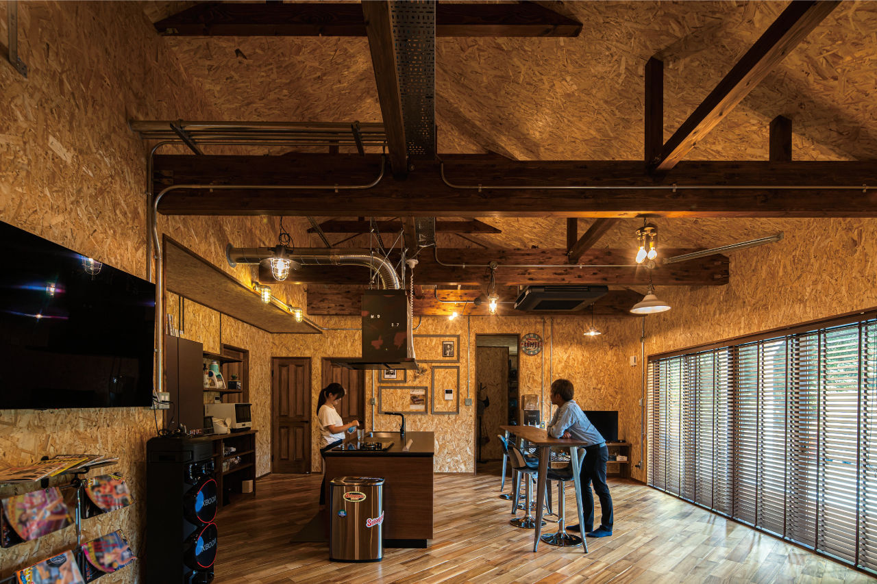 あいホーム。石塚工務店 【平屋/2000万円台/間取り図有】普通じゃつまらない！やりたいコトを全部叶えたアメリカンスタイルの平屋の建築実例画像4