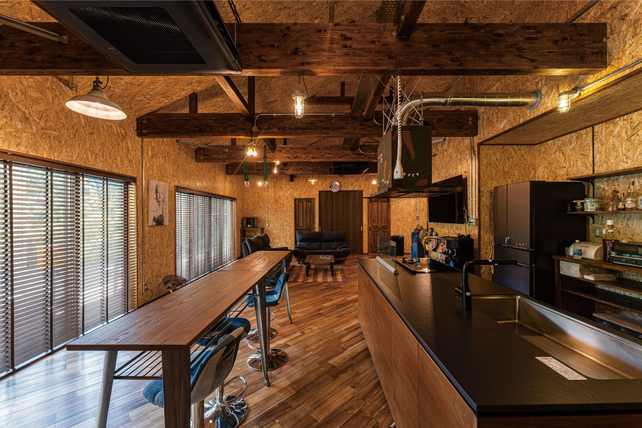 あいホーム。石塚工務店 【平屋/2000万円台/間取り図有】普通じゃつまらない！やりたいコトを全部叶えたアメリカンスタイルの平屋の建築実例画像6