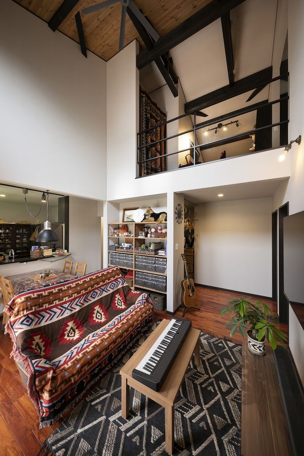 あいホーム。石塚工務店 【1500～1999万円台】大好きな音楽を夫婦で楽しむ！平屋のように暮らせる快適な住まいの建築実例画像4