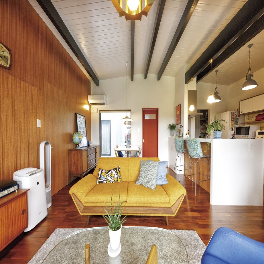 あいホーム。石塚工務店 【2500～2999万円台】50's アメリカの香りに心ときめくミッドセンチュリーが似合う家 の建築実例画像2